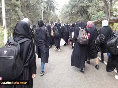 اردوی یک روزه دانشجومعلمان به همراه اساتید وکارکنان به مناسبت روزمعلم