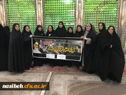 تجدید بیعت مسئولان ، اساتید ، کارکنان ودانشجویان پردیس نسیبه با آرمان های امام راحل (ره) 2