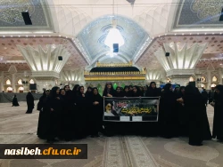 تجدید بیعت مسئولان ، اساتید ، کارکنان ودانشجویان پردیس نسیبه با آرمان های امام راحل (ره) 2