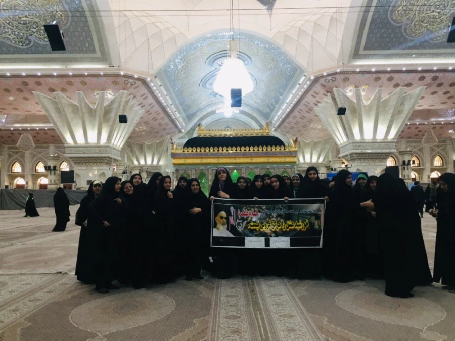 تجدید بیعت مسئولان ، اساتید ، کارکنان ودانشجویان پردیس نسیبه با آرمان های امام راحل (ره) 2