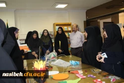 بازدید سرپرست ومعاونین پردیس ازنمایشگاه دست سازه های کمک آموزشی درورزش  9