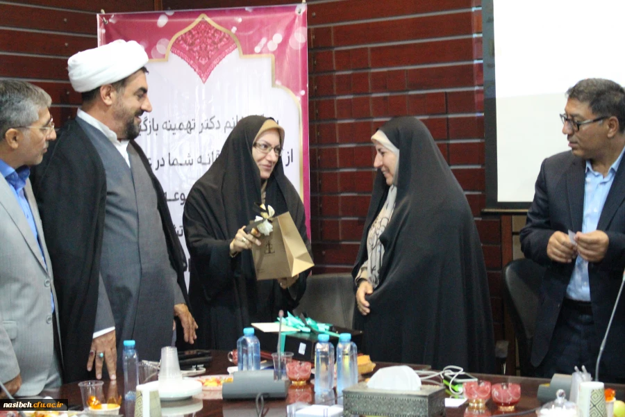 مراسم تودیع ومعارفه دکتربازگیر ودکتریداله زاده  8