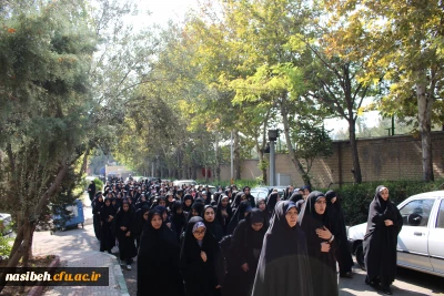 برگزاری راهپیمایی جاماندگان کاروان راهیان کربلا 