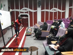 برگزاری کارگاه آموزش اصول ایمنی و آتش نشانی در پردیس