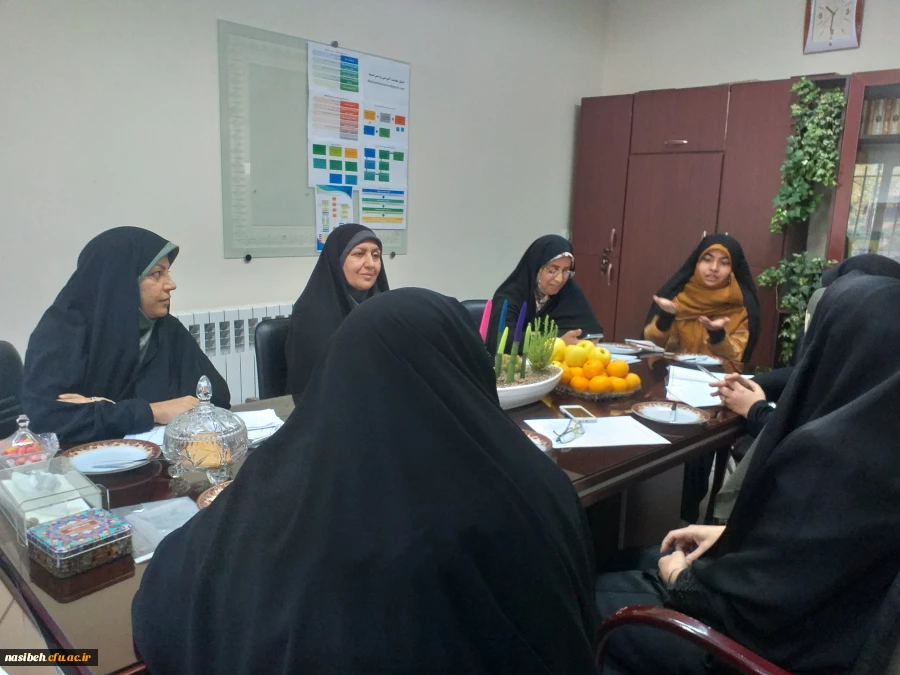برگزاری جلسه ی کمیته تخصصی فرهنگی پردیس نسیبه 3