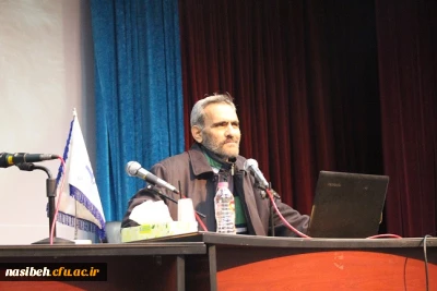 برگزاری مراسم گرامیداشت هفته بسیج با حضورجانباز بسیجی هشت سال دفاع مقدس 