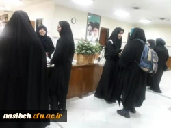 بازدید دانش آموزان کنکوری دبیرستان شاهد نجمیه قم از پردیس نسیبه 3