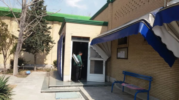 ضدعفونی تمام فضاهای پردیس نسیبه به علت شیوع ویروس کرونا  3