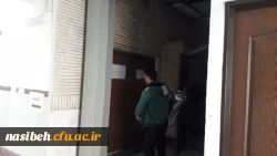 ضدعفونی تمام فضاهای پردیس نسیبه به علت شیوع ویروس کرونا  6