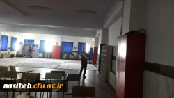 ضدعفونی تمام فضاهای پردیس نسیبه به علت شیوع ویروس کرونا  7