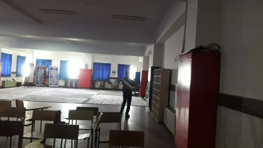 ضدعفونی تمام فضاهای پردیس نسیبه به علت شیوع ویروس کرونا  7