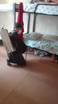 ضدعفونی تمام فضاهای پردیس نسیبه به علت شیوع ویروس کرونا  8