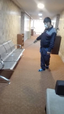 ضدعفونی تمام فضاهای پردیس نسیبه به علت شیوع ویروس کرونا  10