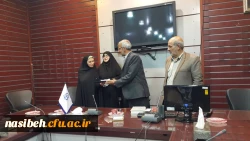 مراسم تودیع و معارفه معاونت مالی اداری دانشجویی پردیس نسیبه  2