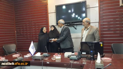 مراسم تودیع و معارفه معاونت مالی اداری دانشجویی پردیس نسیبه 