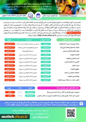 دوره های آموزشی شبکه دولت 