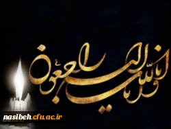 پیام تسلیت سرپرست محترم پردیس نسیبه درپی درگذشت استاد بزرگوار دکترحسین یزدی 2