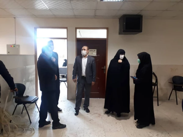 بازدید سرپرست مدیریت امور پردیس های استان تهران از روند مصاحبه