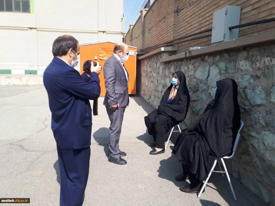 بازدید سرپرست مدیریت امور پردیس های استان تهران از روند مصاحبه