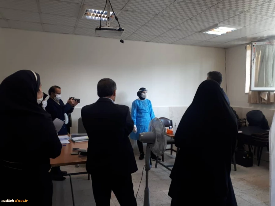 بازدید سرپرست مدیریت امور پردیس های استان تهران از روند مصاحبه