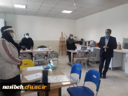 بازدید سرپرست مدیریت امور پردیس های استان تهران از روند مصاحبه