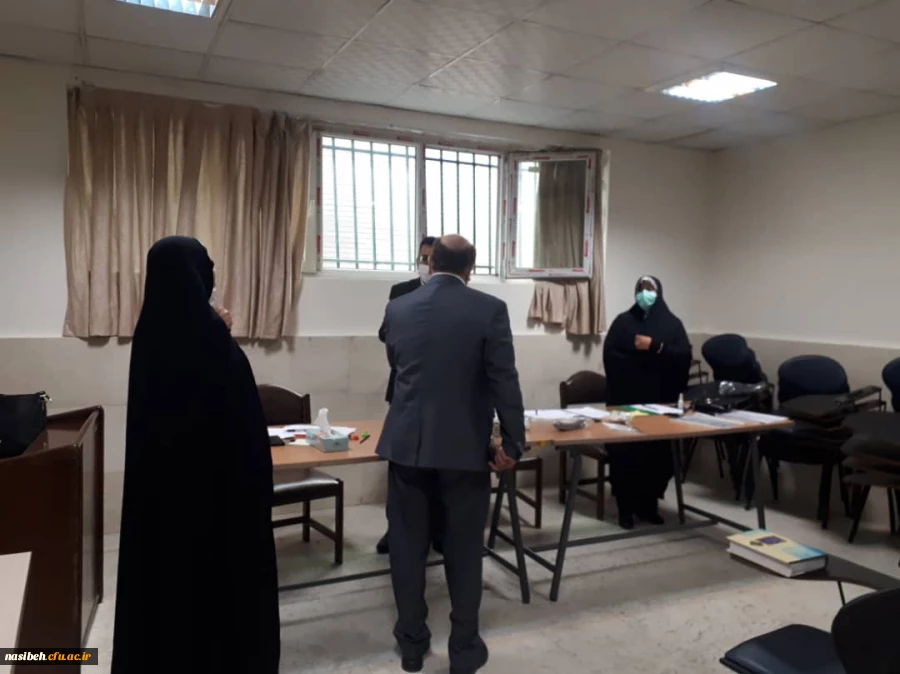 بازدید سرپرست مدیریت امور پردیس های استان تهران از روند مصاحبه