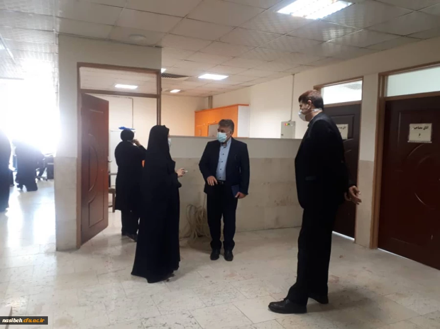 بازدید مدیرکل نظارت، ارزیابی و تعالی سازمانی دانشگاه فرهنگیان