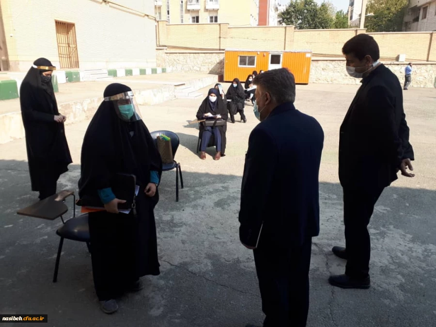 بازدید مدیرکل نظارت، ارزیابی و تعالی سازمانی دانشگاه فرهنگیان