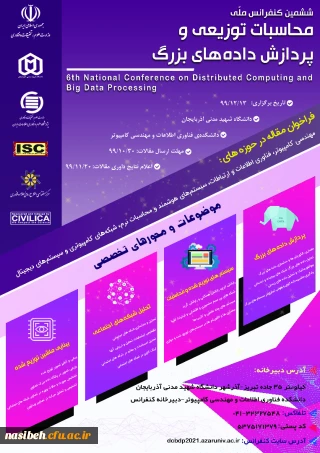  پوستر کنفرانس ملی محاسبات توزیعی و پردازش داده های بزرگ