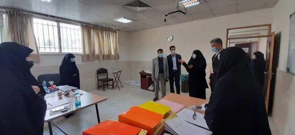 بازدید رییس محترم اداره حراست امورپردیسهای استان تهران ازروند مصاحبه پذیرفته شدگان آزمون استخدامی 2