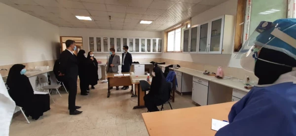 بازدید رییس محترم اداره حراست امورپردیسهای استان تهران ازروند مصاحبه پذیرفته شدگان آزمون استخدامی 3