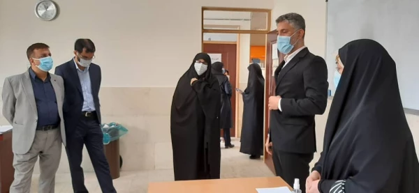 بازدید رییس محترم اداره حراست امورپردیسهای استان تهران ازروند مصاحبه پذیرفته شدگان آزمون استخدامی 4