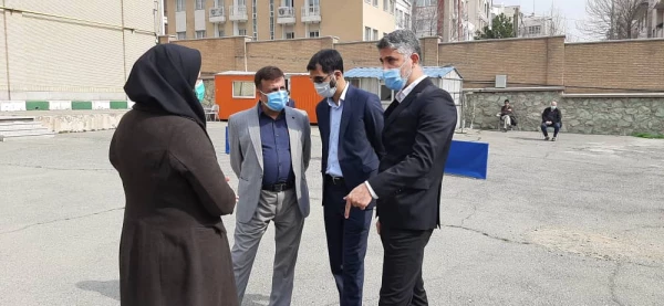 بازدید رییس محترم اداره حراست امورپردیسهای استان تهران ازروند مصاحبه پذیرفته شدگان آزمون استخدامی 5