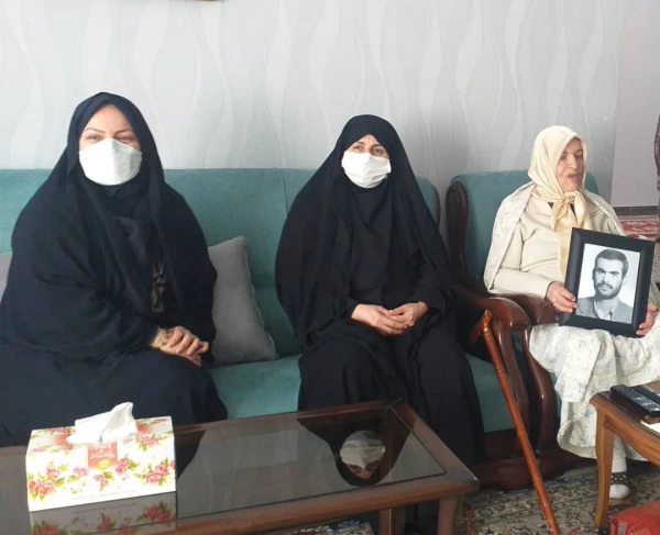 دیدار با مادر معزز شهید سرافراز محمود آهنی امینه 3