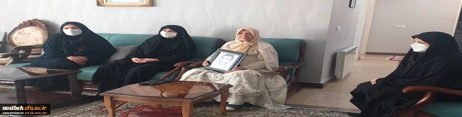 دیدار با مادر معزز شهید سرافراز محمود آهنی امینه 4