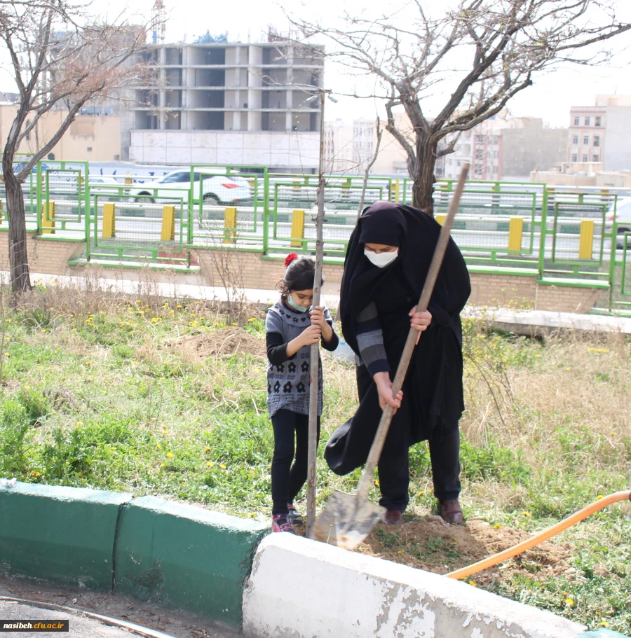 مراسم درختکاری در پردیس نسیبه 18
