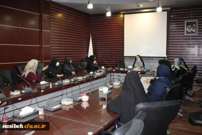 جلسه معاونت منابع پردیس نسیبه با کارکنان حوزه دانشجویی