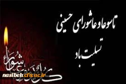 فرا رسیدن تاسوعا و عاشورای حسینی(ع) تسلیت باد  2