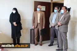 بازدید رئیس محترم دفتر مرکزی حراست، معاون حفاظت فیزیکی سازمان مرکزی، همکاران محترم حراست مدیریت امورپردیس های استان تهران و آموزش و پرورش شهر تهران از محل مصاحبه پردیس نسیبه 2
