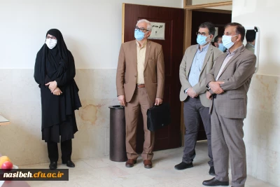 بازدید رئیس محترم دفتر مرکزی حراست، معاون حفاظت فیزیکی سازمان مرکزی، همکاران محترم حراست مدیریت امورپردیس های استان تهران و اداره آموزش و پرورش شهر تهران از محل مصاحبه پردیس نسیبه