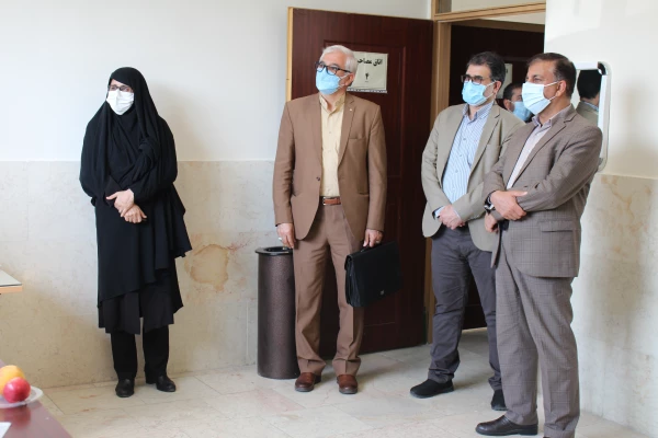 بازدید رئیس محترم دفتر مرکزی حراست، معاون حفاظت فیزیکی سازمان مرکزی، همکاران محترم حراست مدیریت امورپردیس های استان تهران و آموزش و پرورش شهر تهران از محل مصاحبه پردیس نسیبه 2