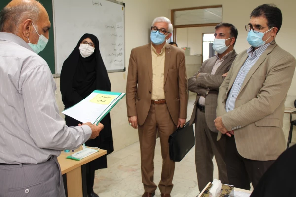 بازدید رئیس محترم دفتر مرکزی حراست، معاون حفاظت فیزیکی سازمان مرکزی، همکاران محترم حراست مدیریت امورپردیس های استان تهران و آموزش و پرورش شهر تهران از محل مصاحبه پردیس نسیبه 3