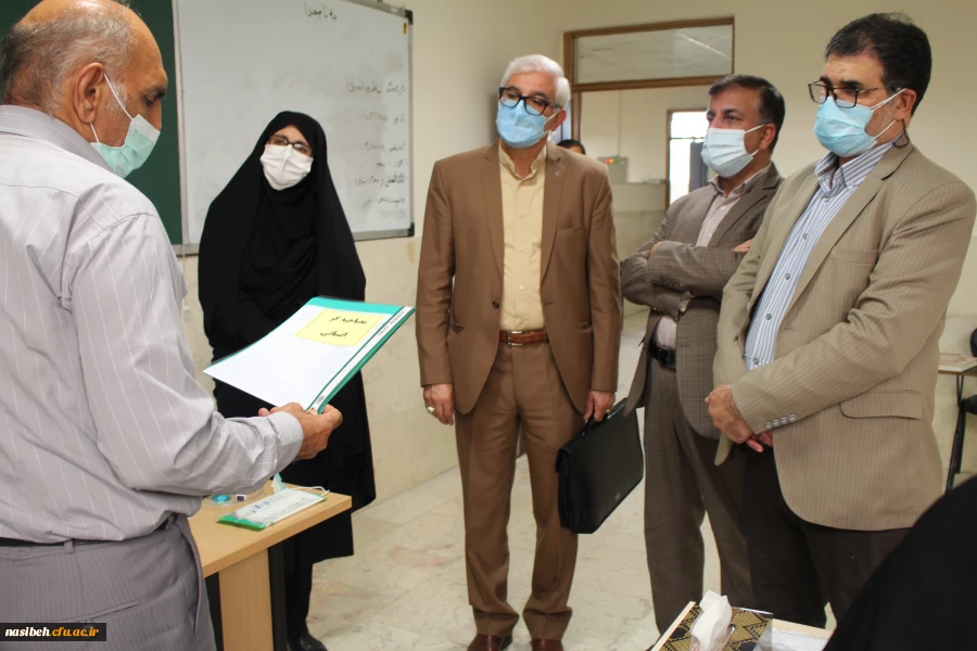 بازدید رئیس محترم دفتر مرکزی حراست، معاون حفاظت فیزیکی سازمان مرکزی، همکاران محترم حراست مدیریت امورپردیس های استان تهران و آموزش و پرورش شهر تهران از محل مصاحبه پردیس نسیبه 3