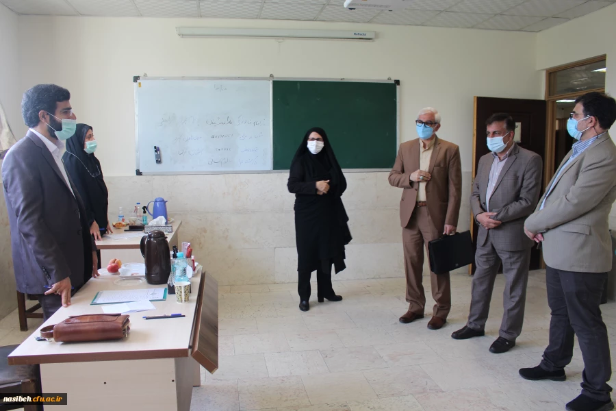 بازدید رئیس محترم دفتر مرکزی حراست، معاون حفاظت فیزیکی سازمان مرکزی، همکاران محترم حراست مدیریت امورپردیس های استان تهران و آموزش و پرورش شهر تهران از محل مصاحبه پردیس نسیبه 4
