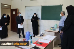 بازدید رئیس محترم دفتر مرکزی حراست، معاون حفاظت فیزیکی سازمان مرکزی، همکاران محترم حراست مدیریت امورپردیس های استان تهران و آموزش و پرورش شهر تهران از محل مصاحبه پردیس نسیبه 7