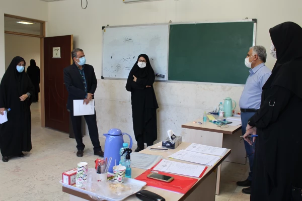 بازدید رئیس محترم دفتر مرکزی حراست، معاون حفاظت فیزیکی سازمان مرکزی، همکاران محترم حراست مدیریت امورپردیس های استان تهران و آموزش و پرورش شهر تهران از محل مصاحبه پردیس نسیبه 7