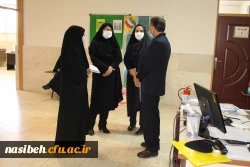 بازدید رئیس محترم دفتر مرکزی حراست، معاون حفاظت فیزیکی سازمان مرکزی، همکاران محترم حراست مدیریت امورپردیس های استان تهران و آموزش و پرورش شهر تهران از محل مصاحبه پردیس نسیبه 8