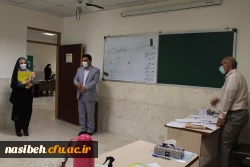 حضور معاون محترم فرهنگی دانشگاه فرهنگیان در محل مصاحبه پردیس نسیبه 4