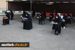 حضور معاون محترم فرهنگی دانشگاه فرهنگیان در محل مصاحبه پردیس نسیبه 6