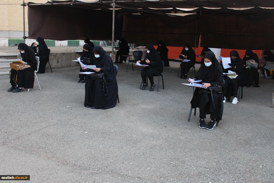 حضور معاون محترم فرهنگی دانشگاه فرهنگیان در محل مصاحبه پردیس نسیبه 6